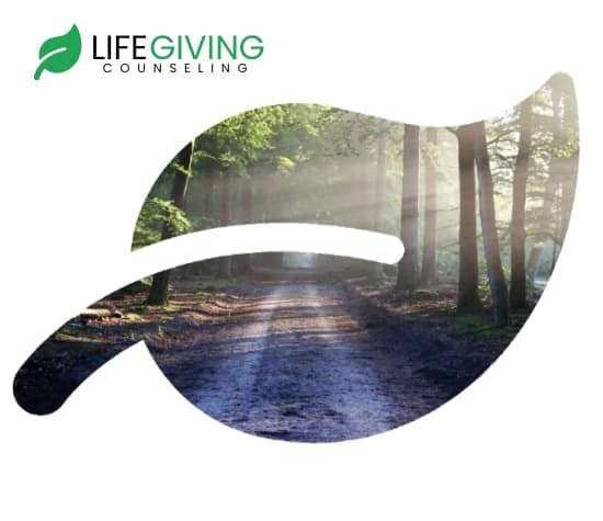Life Giving Counseling Logo and Leaf