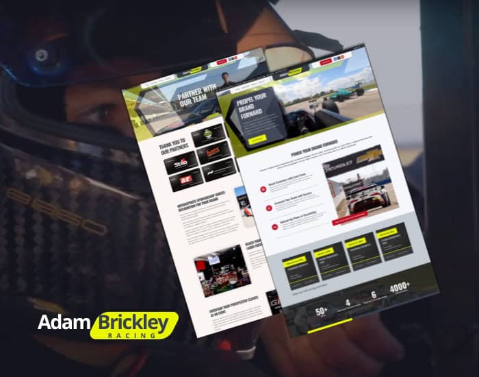 Portfolio Adam Brickley Racing