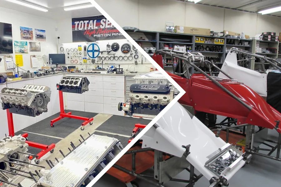 Services for Racing Industry Suppliers 1 Chassis Build Racing Engine web design