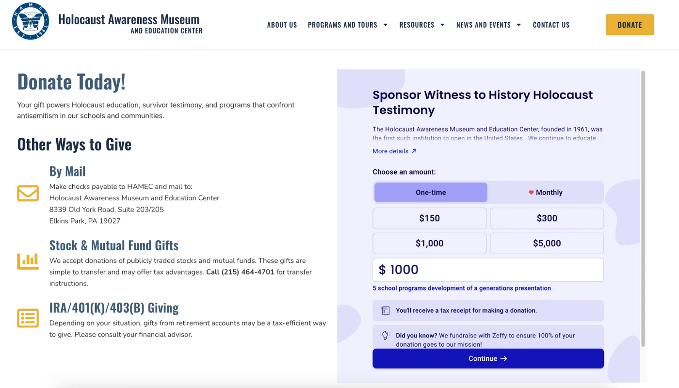 Holocaust Awareness Museum Screenshot 3