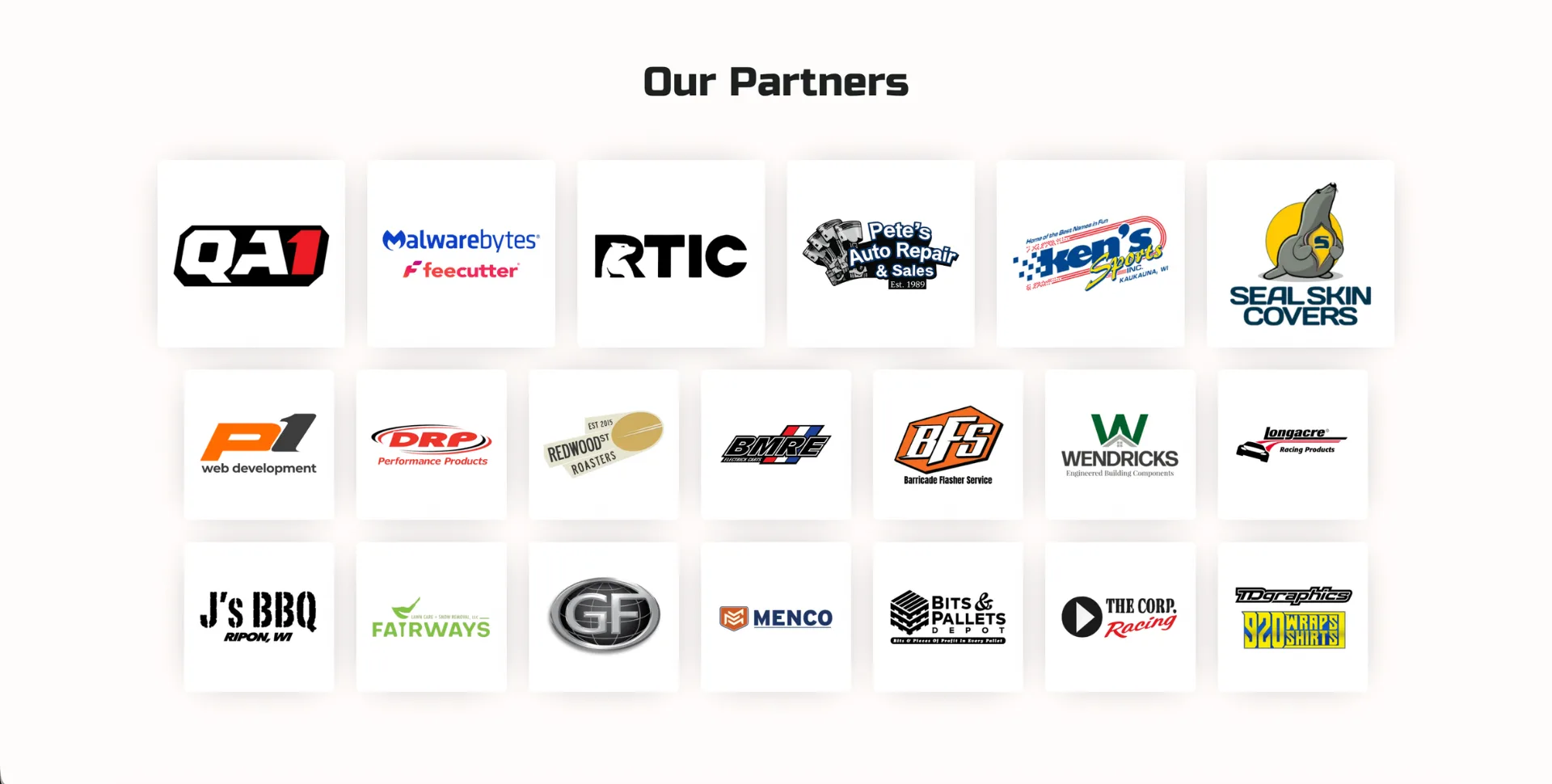 31 Motorsports Partners of the race team