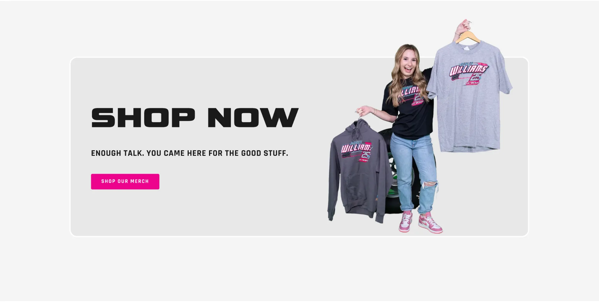 Ashley Williams Full Merch Shop