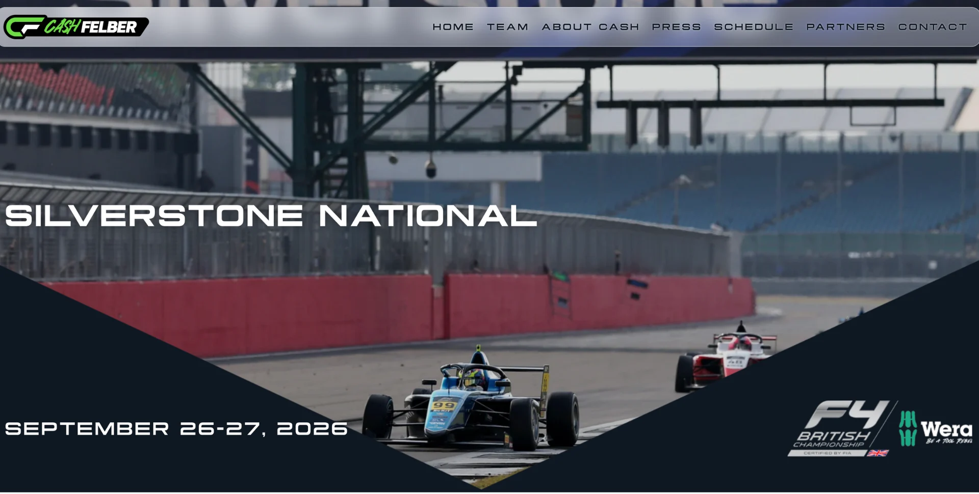 Cash Felber Bristish F4 Race Event